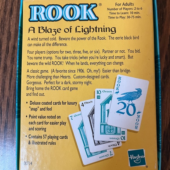 Hasbro Rook Card Game - Never Used - Picture 2 of 5